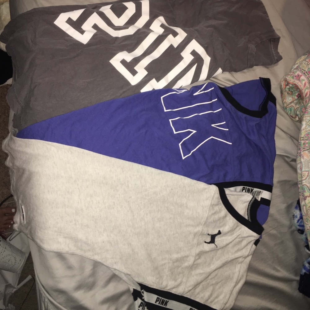 Bundle of 3 PINK t shirts all short sleeve